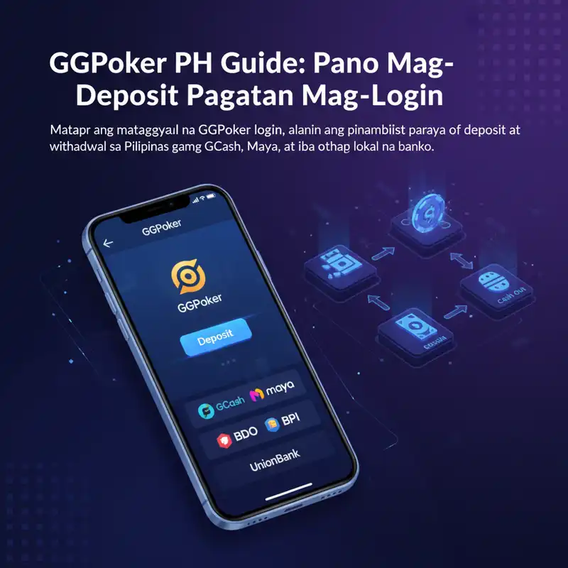 GGPoker Philippines Deposit and Withdrawal Guide Banner